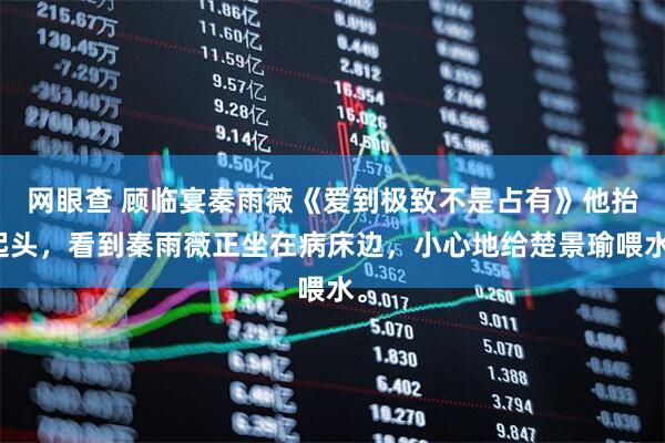 网眼查 顾临宴秦雨薇《爱到极致不是占有》他抬起头，看到秦雨薇正坐在病床边，小心地给楚景瑜喂水。